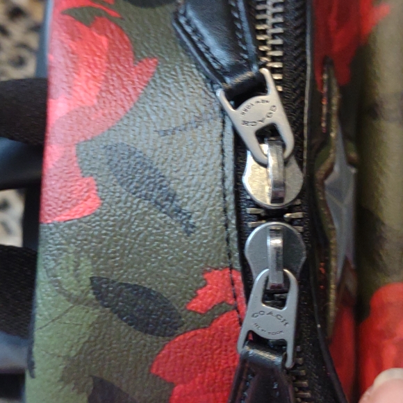 Coach Camo Rose Mini Backpack NWT - Picture 8 of 8